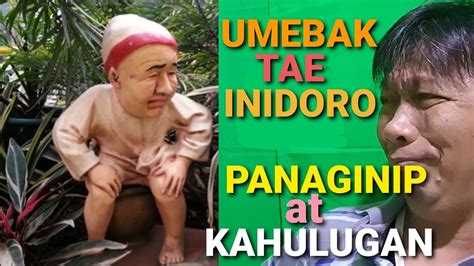 KAHULUGAN ng TAE at INIDORO sa PANAGINIP .